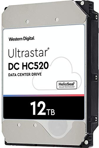 HGST Ultrastar HE12 12TB HDD SATA 6Gb/s 512E TCG 7200Rpm HUH721212ALE601 24x7 8,9cm 3,5Zoll Bulk
