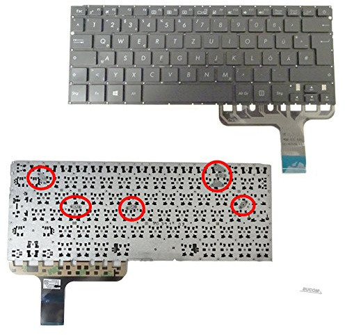 Bucom DE Tastatur für Asus ZenBook UX305 UX305CA UX305FA UX305UA UX305U Keyboard