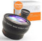 iOgrapher 37mm Wide Angle Lens for iPhone and Smartphones - Clip On Macro Lens and Wide Phone Lens - Macro Lens for iPhone and Other Smartphones - Camera Lens for Phone - Comes with Leather Case Bag