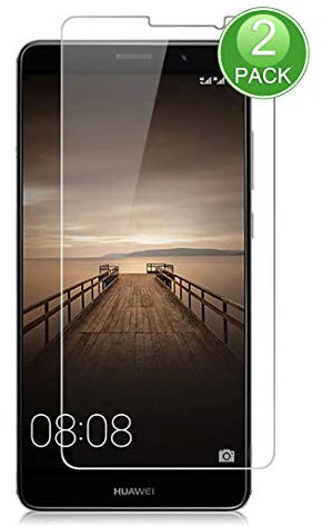 X-Dision Displayschutzfolie,kompatibel mit Huawei Mate 9,[2 Stück] Premium-Schutzfolie der 2.5D Double Defense-Serie,Schutzhülle aus 9H-Hartglas,[Anti-Fingerprint und Anti-Scratch]