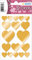 HERMA 1757 Aufkleber Herzen Gold klein groß, 36 Stück, Herz Sticker, selbstklebend, Etiketten in Herzform für Valentinstag Liebe Hochzeit Geburtstag Scrapbooking Dekoration Geschenk Briefe DIY Basteln