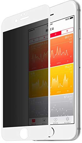 Protector de pantalla de repuesto Teléfono móvil Ultrafino 0.26mm 9H 3D Protector de pantalla de película de vidrio templado antideslumbrante de privacidad altamente transparente for iPhone 6 y 6s