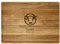 LOOXIS Personalisiertes Premium Schneidebrett mit Namen graviert – 40x30 cm, Eichenholz, Saftrille, Steakbrett, Charcuterie Board – Geschenkidee Männer, Frauen, Vatertag, Muttertag, Einzug – Motiv 1
