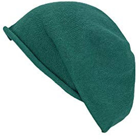 Kopka Accessories Stegbaske, Baskenmütze, Mützen, Strickmütze, Strickmuetze, Strickmütze Damen, Strickmütze Herren, Sommermütze, Strickmuster Mütze, Wintermütze, Winter Mütze (regenwald)