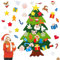 DIY Weihnachtsbaum Dekoration,Neujahr Tür Wandbehang Dekorationen,Ornament Christmas Wandbehang Deko,Filz Weihnachtsbaum Dekoration Hängend Dekor,DIY Filz Weihnachtsbaum Set,DIY Christmas Tree (B)