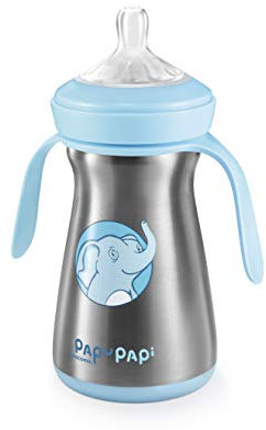 Tescoma Papu Papi Biberon Termico, Acciaio Inox, Capacità 200 ml