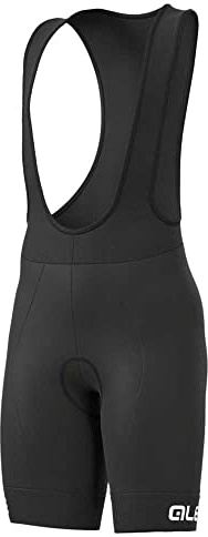 Alé Cycling Unisex Kids Kid Cycling Bib Shorts, Black/White, 14 Years