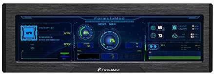 FormulaMod 8.8 Inch CPU Hardware Temperature Monitor External Expansion Display HD High Resolution LCD Screen LCD Screen for PC Case for PC ARGB Computer case Secondary Screen