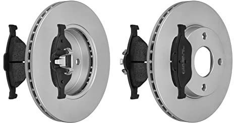f.becker_line Bremsensatz Bremsscheiben Ø258MM + Bremsbeläge Vorne - kompatibel mit FORD FIESTA V FUSION - Bremsen Set Bremsenset Bremsanlage