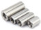 BOUACOUA M6 Manguito Roscado Tuercas Largas Roscada Redondas Tuerca de Conector Redondo Varilla Roscada Manguitos Roscantes de Acoplamiento Cilindrico M6x10x10 mm (5 pcs)