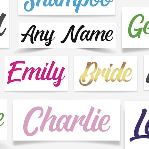 Name Stickers Personalised Vinyl Decal Water Bottle Glass Sticker Lunch Box Stickers Label Vinyl Custom Lettering Bottle Sticker