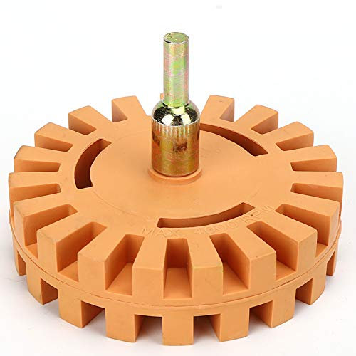 10,2 cm Aufkleber-Radierstift-Streifen-Entferner, Aufkleber-Entferner, Gummi-Radierer, Rad-Aufkleber, Film, Klebstoff-Entferner, pneumatische Aufkleber-Reiniger-Scheibe, 25 mm Durchmesser