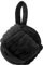 Furn Knot Velvet Door Stop – Soft Plush Weighted Decorative Doorstop, Modern Home Decor (Black)