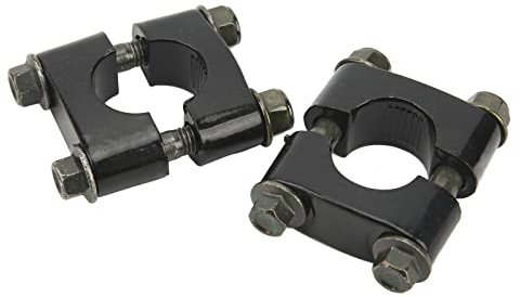Bar Mount Clamp Risers, 6063 T6 Aluminum Handlebar Clamp Ergonomic Design Wear Resistant Stable High Strength for Quad