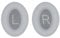 INF Ear Pads for Bose QuietComfort 35, 35 II, 25, 15, 2, AE 2i, 2w, SoundTrue, SoundLink - Memory Foam, Synthetic Leather - Black, White