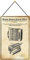 DekoDrom® Blechschild 20 x 30 cm US Patent Akkordeon Instrument Musik historisches Motiv mit Kordel zum Aufhängen Wand Deko Sammler Geschenk
