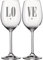4youDesign 2er Set Leonardo Weingläser XL ‚Love‘ á 630ml I Geschenk für Hochzeitspaare, Eltern, Verliebte | Schöne Geschenkidee zur Hochzeit, Valentinstag, Weihnachten