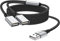 MOGOOD USB Splitter Kabel USB Y Splitter Adapter Dual USB 2.0 Netzkabe lweiterung für Lade/Daten übertragung Dual Double USB Port Extender Hub Extra Multiport Data Split Adapter für Laptop/Mac/Auto