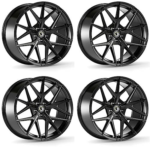 4x Schmidt Felgen ZAYN 9.0Jx20 ET27 5x112 SatinBlack kompatibel mit BMW Alpina B3 Touring