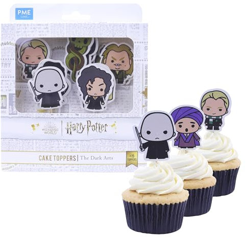 PME Harry Potter Cake Toppers, Pack of 15, The Dark Arts