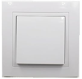 Lichtschalter 1 Fach 1 Weg Glas Lichtschalter Unterputz Taste Schalter Wandschalter Kippschalter