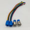 GTIWUNG 2 Stücke 16 mm Druckknopfschalter mit Drahtsockelstecker, LED Beleuchtet Drucktaster, Metall Druckschalter Druckknopf, 12V Selbsthaltender Schalter, LED-Taster Ein-Ausschalter für Auto KFZ Rot