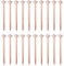 PATIKIL Retractable Diamond Ballpoint Pens Bulk 50pcs Metal Black Ink Stamping Writing Pens for Wedding, Office, Rose Gold