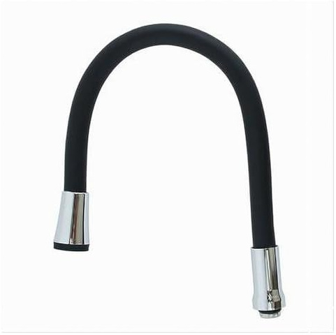 OISE ART STORE Trade Shop - Canna Ricambio Miscelatore Rubinetto Lavello Cucina Flessibile Nero 50 Cm 87503