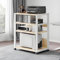 Mobile Stereo Hi Fi Rack Hifi, Av Media Stand A 2/3/4 Livelli, Mobile Multimediale Audio-Video, Audio Av Tower Media Stand, Ripiani, Stand Multimediale Av, Ripiano Per Console Per Videogiochi(Beige,51