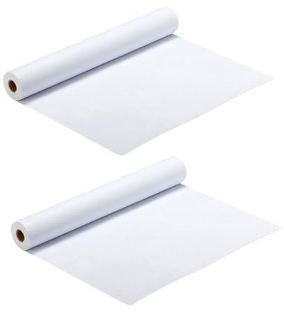 JEWEDECO 2rollen Zeichenpapierrolle Blanko-zeichenpapier Blanko-skizzenpapier Malpapier Für Junge Mädchen Skizzenpapier Malpapierrolle Für Künstlerische Arbeiten Und Bastelarbeiten