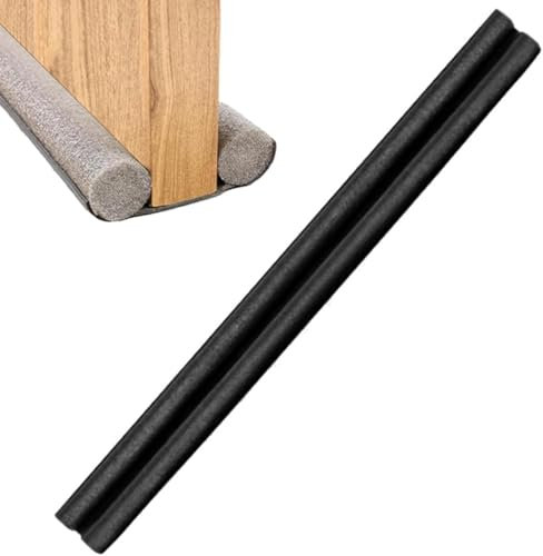 Boudin de porte pour bas de porte – Bloqueur de bruit efficace, bouchon d'air froid – Coupe-vent et anti-insectes – Coupe-vent et anti-intempéries pour salle de bain, toilettes et chambres (C, 91 cm)