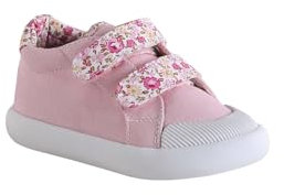 VERTBAUDET Baskets scratchées bébé Fille en Toile Rose 26