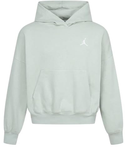 NIKE Jordan Felpa da Ragazzi con Cappuccio Brooklyn Essentials Verde Taglia M (137-147 CM) Codice 45D753-EH2