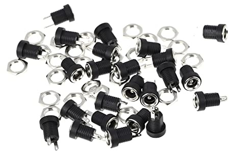 SWOOMEY 1tasche Dc Power Sockets Panel Mounting Connector Für Elektronikgeräte Hohe Elektrische Leitfähigkeit Gute Isolierung Langlebig