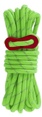 1 Stück Spannseile Leuchtend Zeltseil mit Spanner Einsteller Abspannseile Zeltschnur Nylonseil Wäsche Seil Abspannleine Spannschnur,für Camping Zelte Sonnensegel Vorzelt,Fluoreszierend Grün B,5mmx4m