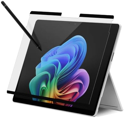 BELLEMOND Magnetic Paper Screen Protector for Microsoft Surface Pro 11 13 | Made in Japan, Smooth Kent paper surface, Removable and reusable, Reduced pencil tip wear for sketching and notes