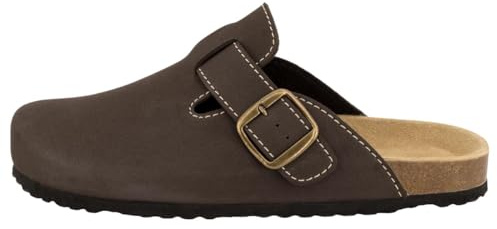 Supersoft - Classic Herren Hausschuh - Clogs – Anatomisches Korkfußbett, Verstellbare Riemen, Leichte EVA-Sohle, Bequem & Pflegeleicht