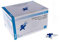 50x Dreiwegehahn Blu Sterile Rubinetto per Infusion