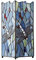 MiniSun Beautiful Hand Crafted Tiffany Inspired Decorative Dragonfly Design Square Glass Table Lamp