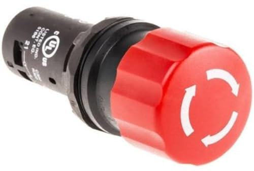 Betätigungsplatte abb-entrelec Notfall Durchmesser 30 ce3t-10r-11 1 NA + 1NC