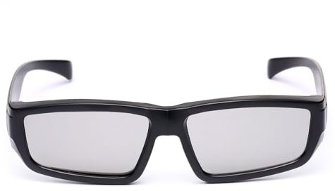 3D Gafas universales pasivas en Negro para Cinema 3D LG, Easy 3D Philips, Panasonic, Toshiba, Grundig y RealD cines nuevamente de la Marca PRECORN