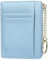 ZhaoCo Porte Monnaie Femme, Petit Portefeuille PU Cuir Porte Carte de Crédit Sac à Main avec à glissière Porte-clés pour Femme Ado Fille Cadeau - Bleu