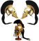 Griechischer Spartanischer Helm 300 Movie King Leonidas Römischer Helm Messing mit schwarzer Feder