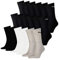PUMA Socken Cush Crew Sportsocken Tennis Unisex 18 Paar, Farbe:schwarz-grau, Socken & Strümpfe:39-42