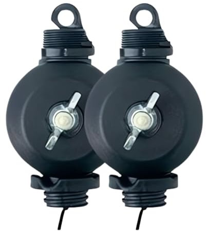 Weedness Easy Rolls 2er Set Lampenaufhängung Grow - Karabinerhaken Seilratsche Set zum stufenlosen Aufhängen von Lampen NDL LED Panel Aufhängung