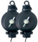 Weedness Easy Rolls 2er Set Lampenaufhängung Grow - Karabinerhaken Seilratsche Set zum stufenlosen Aufhängen von Lampen NDL LED Panel Aufhängung