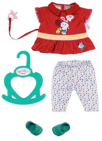 BABY born Little Sport Outfit Set mit Shirt, Hose, Schuhe und Schnuller für 36 cm Puppen, 831885 Zapf Creation