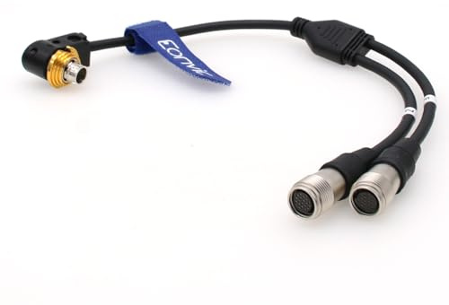 Eonvic Zacuto Zoom und Focus ikan Stratus Objektivkontrolle Y-Kabel für Canon Cinema CN-E Servo Objektive