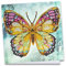 Ideen mit Herz Diamond-Painting-Grußkarte | Strass-Edition | 16 x 16 cm | 370 g/m² | inkl. Steine, Umschlag & Werkzeug (Schmetterling)
