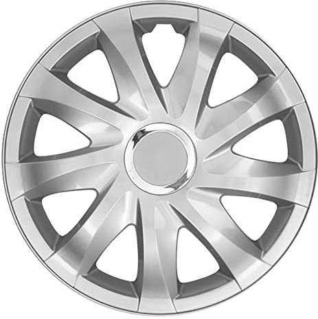 RADKAPPEN-KÖNIG 1STÜCK EINZELN 16 Zoll 16 RKK01 Silber Radkappe Radzierblende